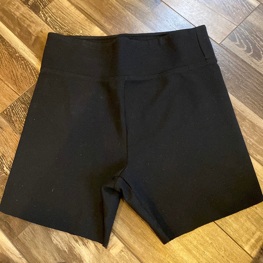Black biker shorts